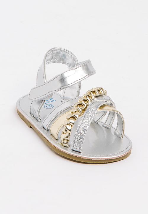 Pop Candy - Metallic Sandal Silver