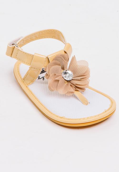 Pop Candy - Embellished Sandal Nude