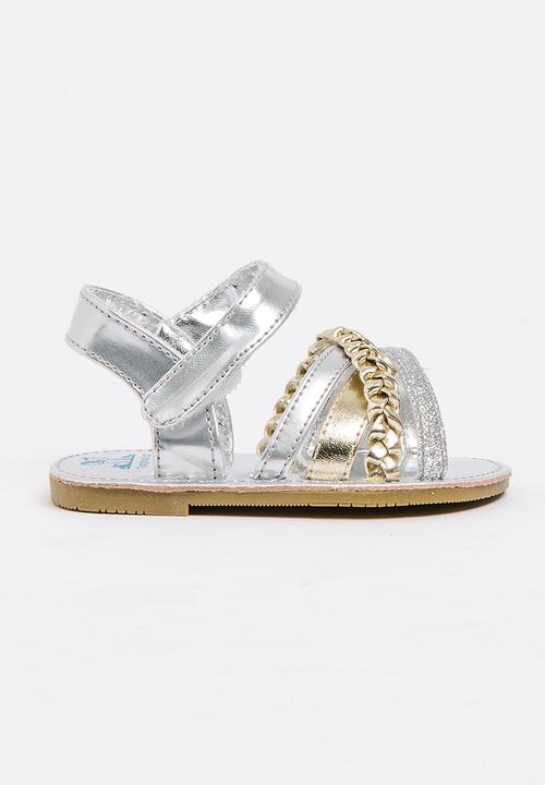 Pop Candy - Metallic Sandal Silver