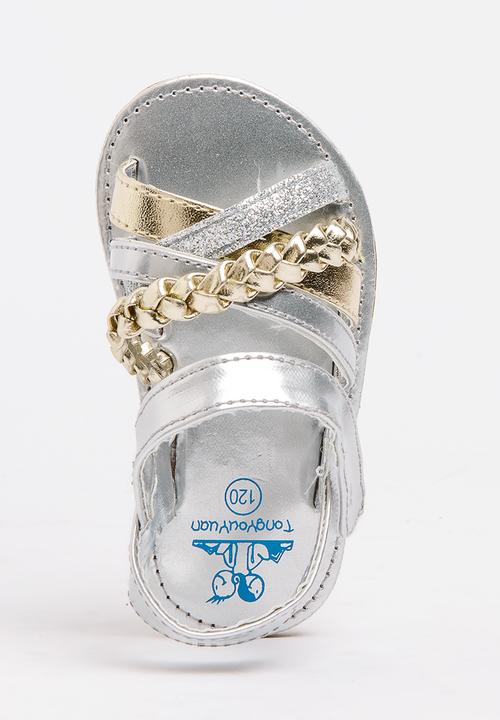 Pop Candy - Metallic Sandal Silver