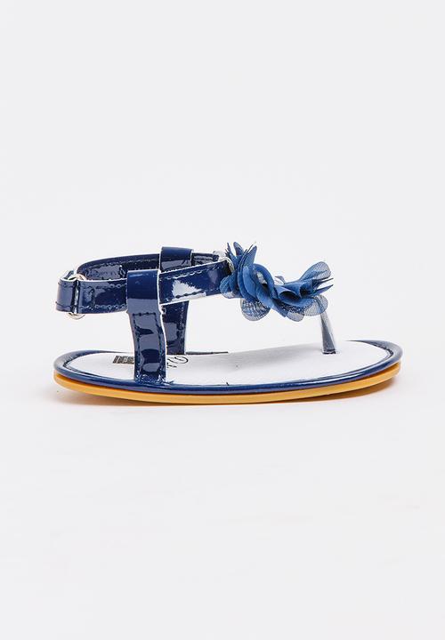 Pop Candy - Embellished Sandal Navy