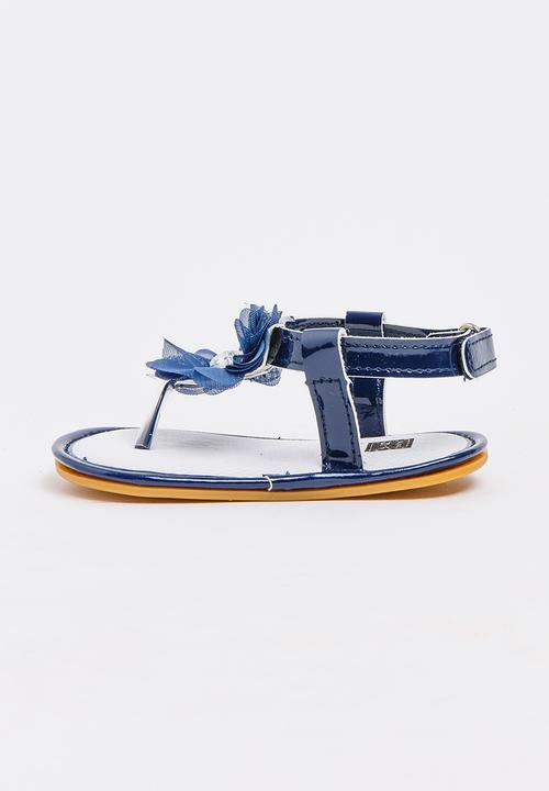 Pop Candy - Embellished Sandal Navy