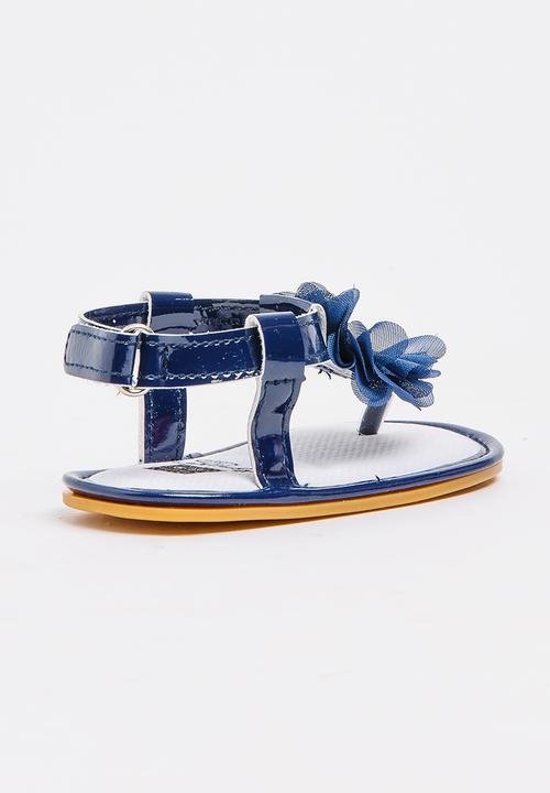 Pop Candy - Embellished Sandal Navy
