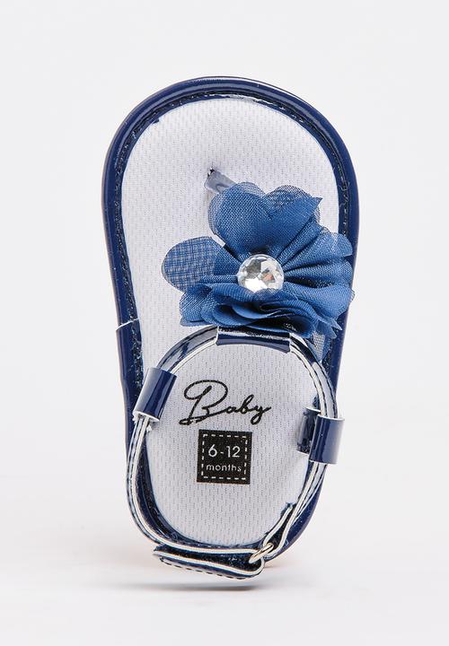 Pop Candy - Embellished Sandal Navy