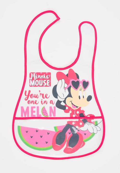 Character Baby - Minnie Mouse Catcher Bib Dark Pink