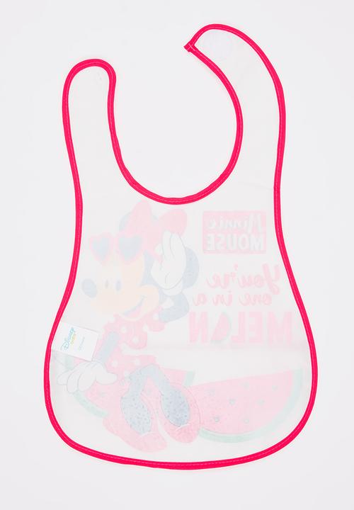 Character Baby - Minnie Mouse Catcher Bib Dark Pink