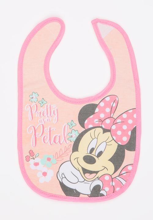 Character Baby - Printed Jersey Bib Mid Pink