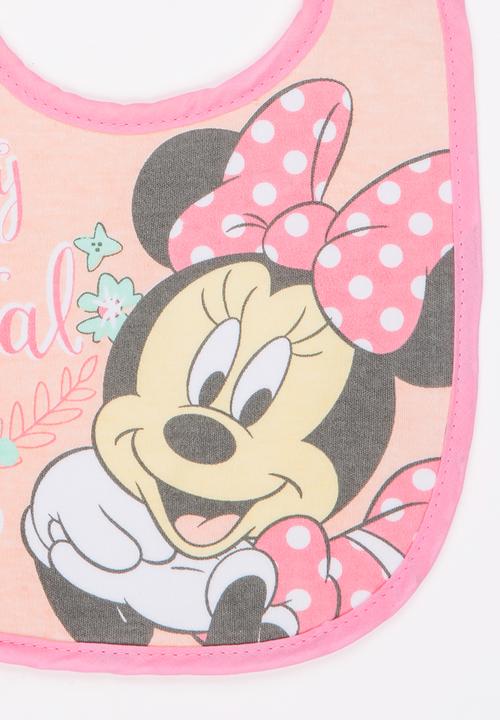 Character Baby - Printed Jersey Bib Mid Pink