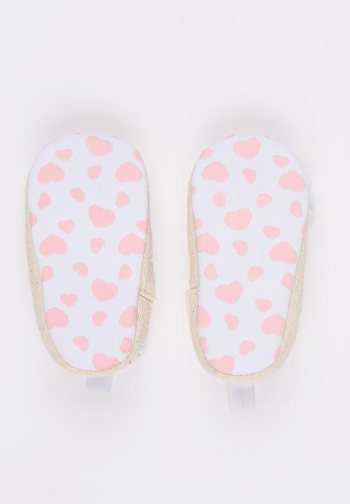 Pop Candy - Espadrille with Flower Detail White