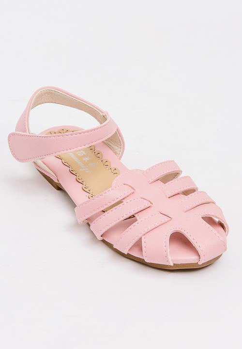 Pop Candy - Cage Sandals Pale Pink
