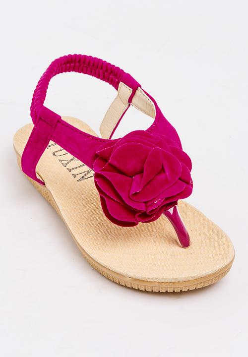 Pop Candy - Flower Sandal Cerise Pink