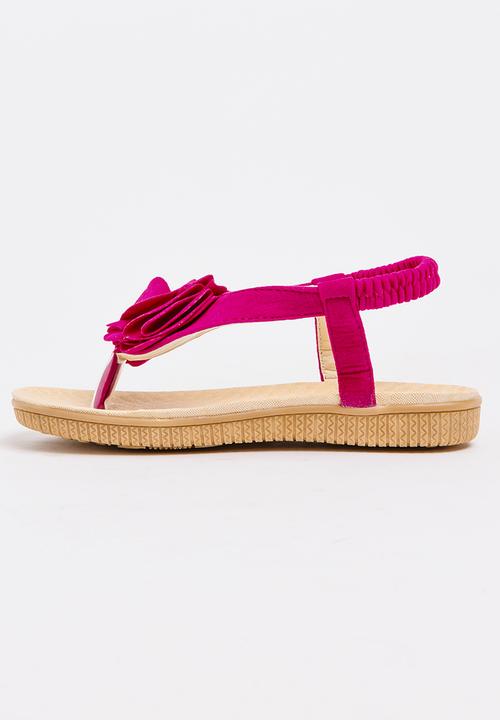 Pop Candy - Flower Sandal Cerise Pink