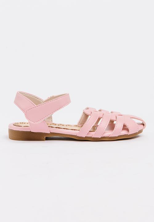 Pop Candy - Cage Sandals Pale Pink