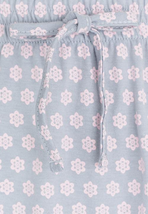 Rebel Republic - Knee Length Printed Knit Skirt Mid Grey