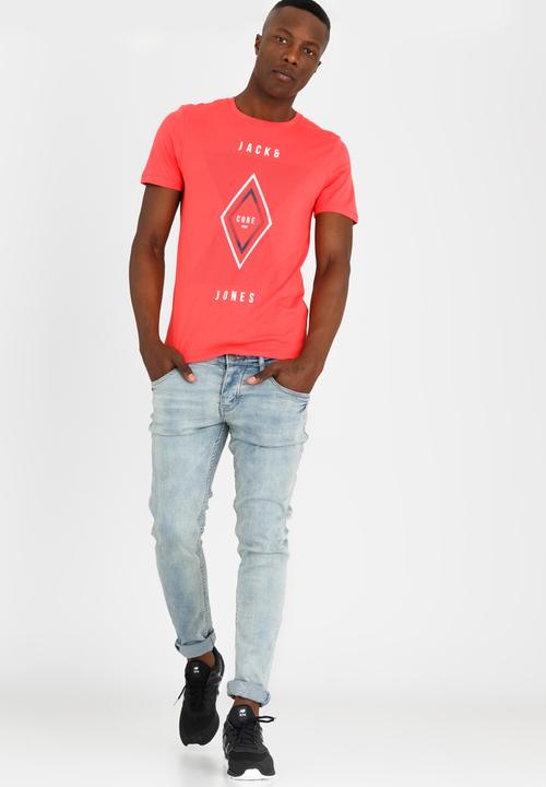 Jack & Jones - Note Tee Red