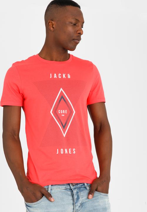 Jack & Jones - Note Tee Red