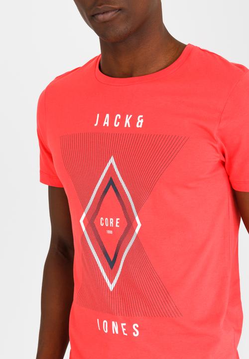 Jack & Jones - Note Tee Red