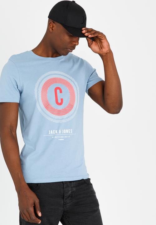 Jack & Jones - Note Tee Pale Blue