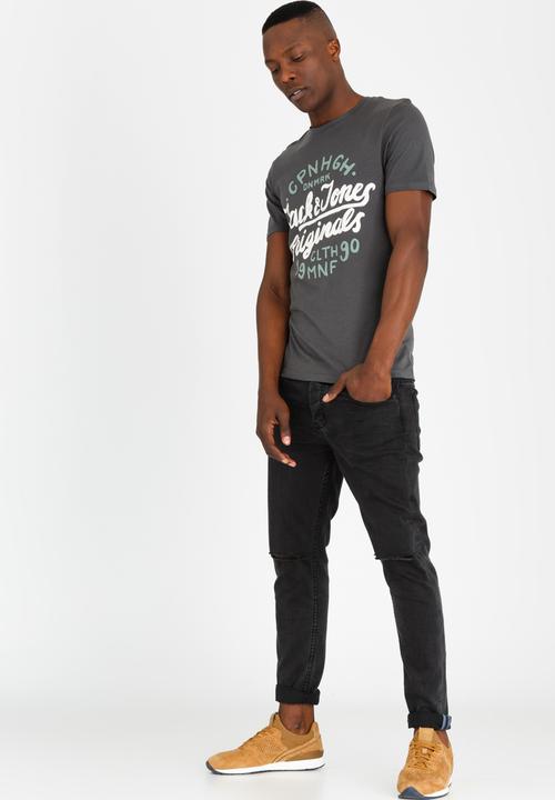 Jack & Jones - Surf Tee Dark Grey