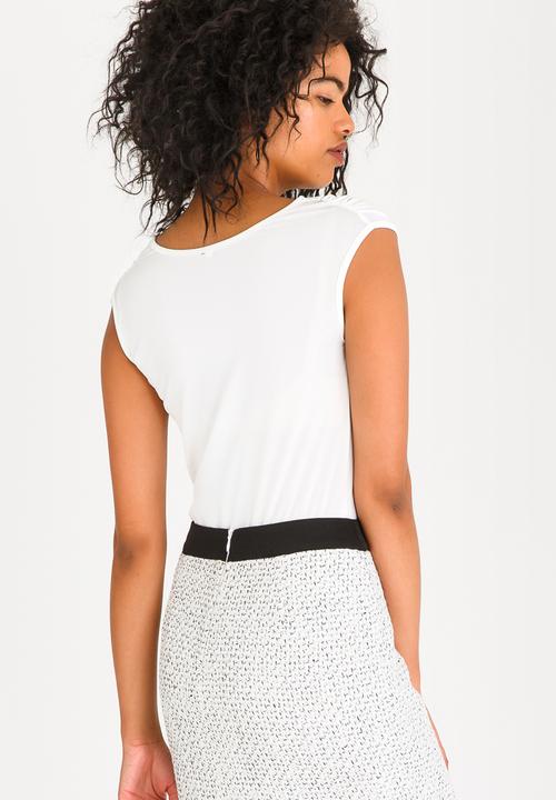 edit - Cowl Neck Top Cream