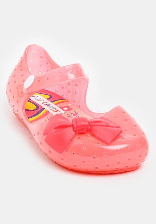 Pop Candy - Girls Jelly Pumps Coral