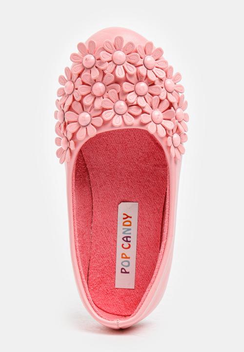 Pop Candy - Embellished Pumps Pale Pink