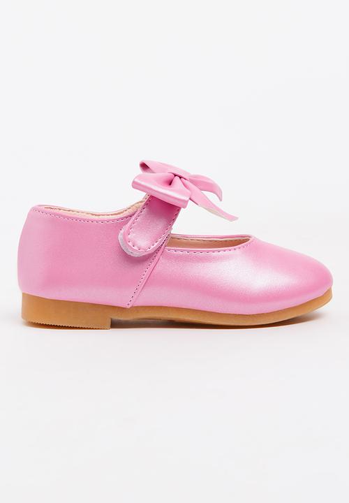 Pop Candy - Bow Detail Pumps Mid Pink