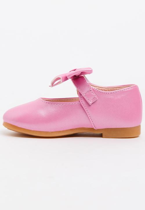 Pop Candy - Bow Detail Pumps Mid Pink