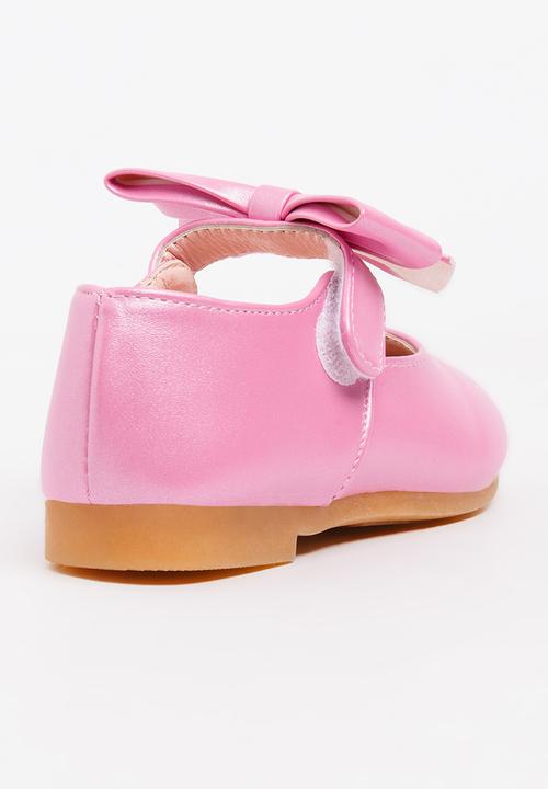 Pop Candy - Bow Detail Pumps Mid Pink