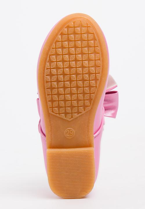Pop Candy - Bow Detail Pumps Mid Pink