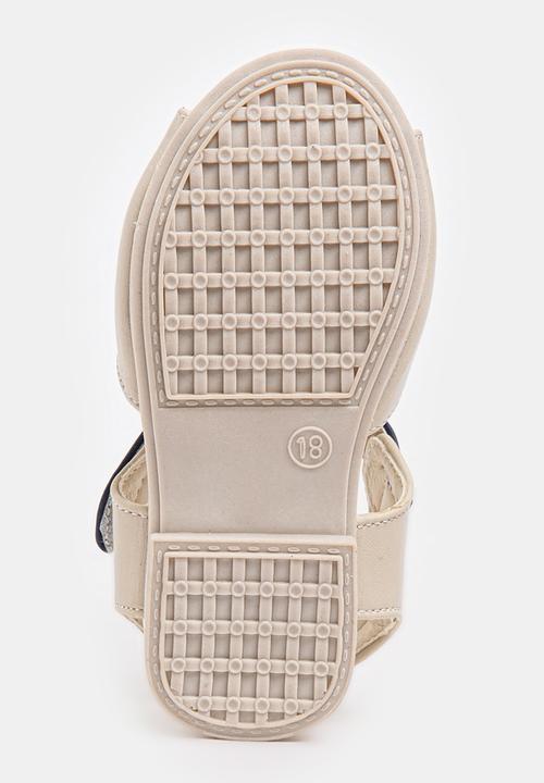 Pop Candy - Bow detail sandal - cream