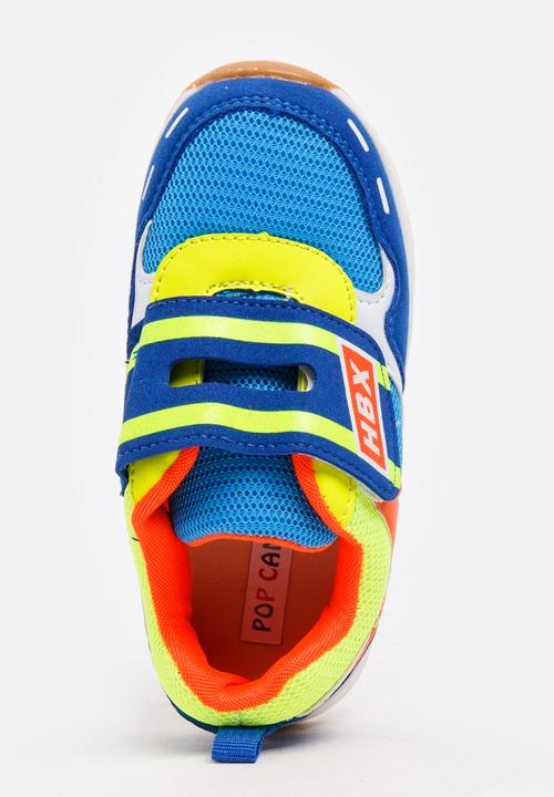 Pop Candy - Boys PU Top Sneakers Multi-colour