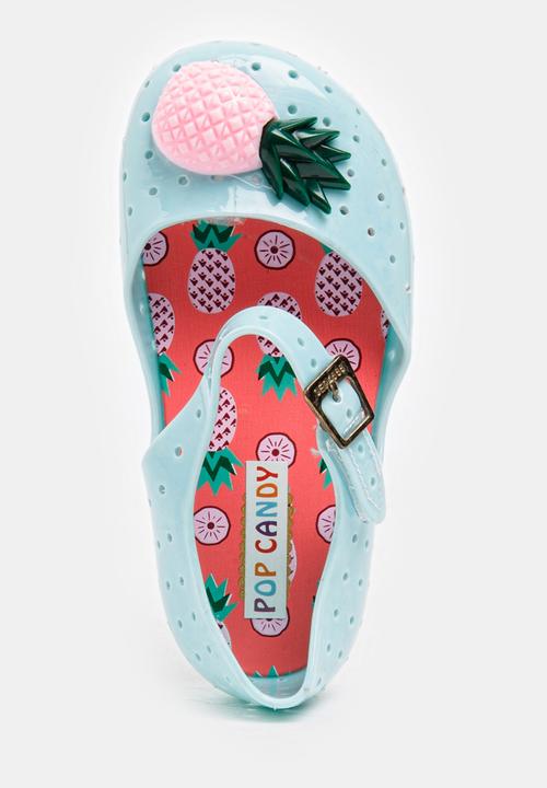 Pop Candy - Girls Pineapple Pumps Mint