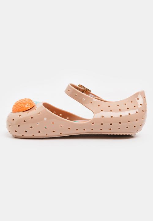 Pop Candy - Girls Pineapple Pumps Nude