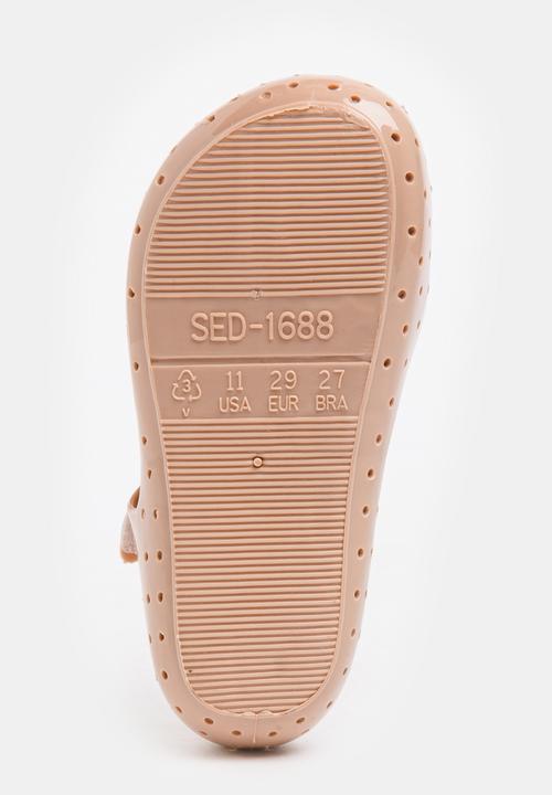 Pop Candy - Girls Pineapple Pumps Nude