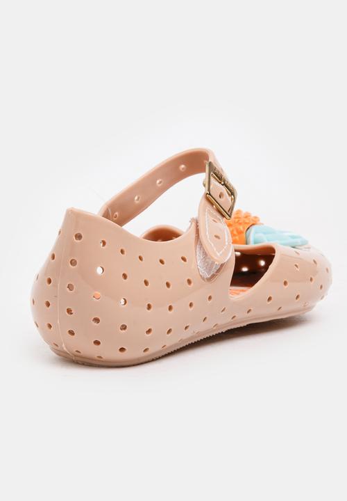 Pop Candy - Girls Pineapple Pumps Nude