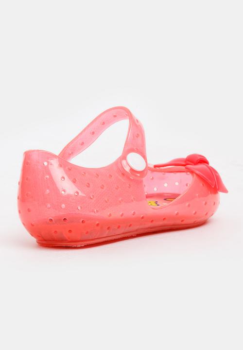 Pop Candy - Girls Jelly Pumps Coral