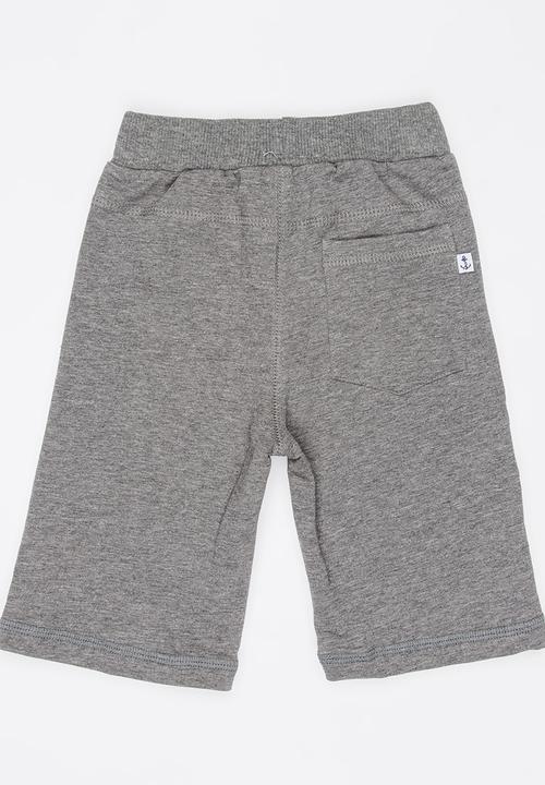 Pop Candy - Boys   Fleece Shorts Grey