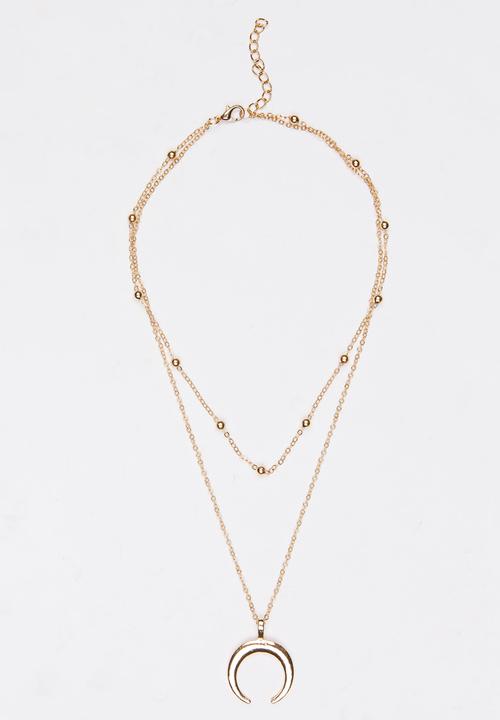 Pop Candy - Girls Layered Necklace Gold