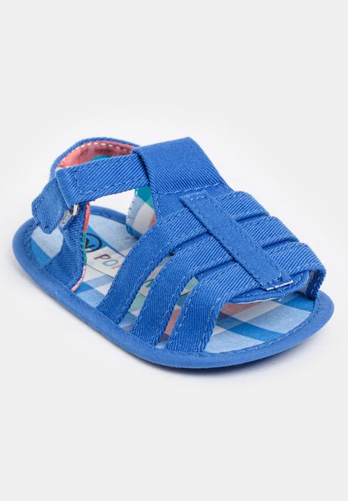 Pop Candy - Boys Canvas Sandals Blue