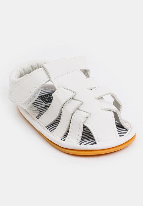 Pop Candy - Girls PU Sandals White
