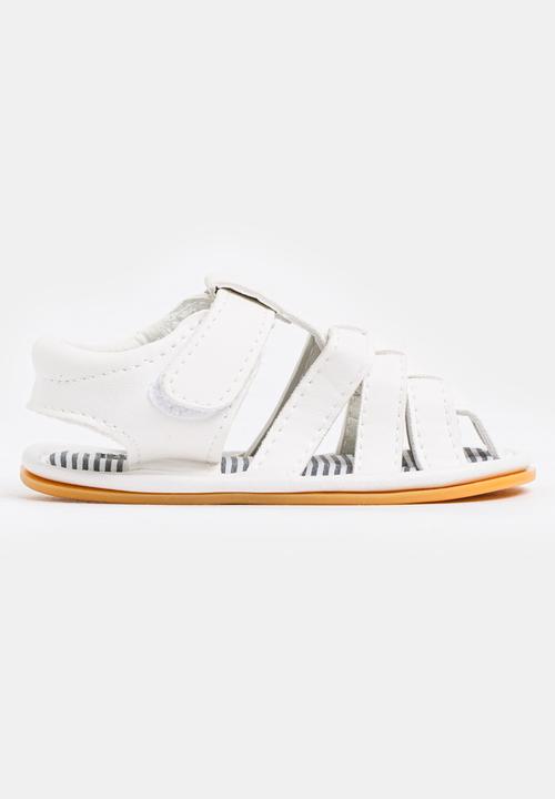 Pop Candy - Girls PU Sandals White