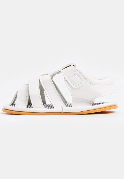Pop Candy - Girls PU Sandals White