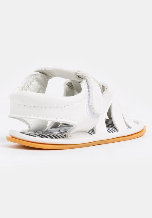 Pop Candy - Girls PU Sandals White
