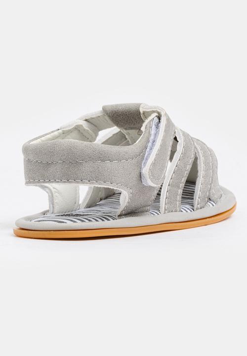 Pop Candy - Girls PU Sandals Grey