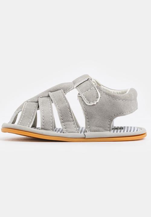 Pop Candy - Girls PU Sandals Grey