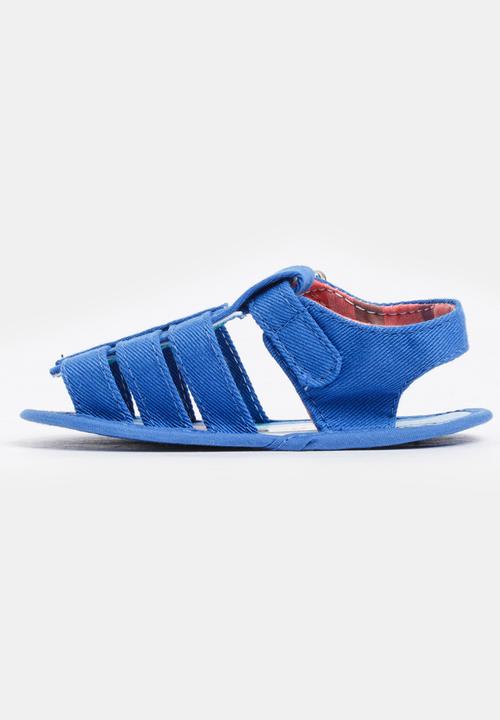 Pop Candy - Boys Canvas Sandals Blue