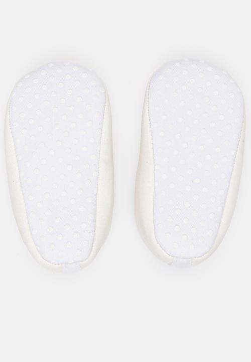 Pop Candy - Girls Glitter Pumps White