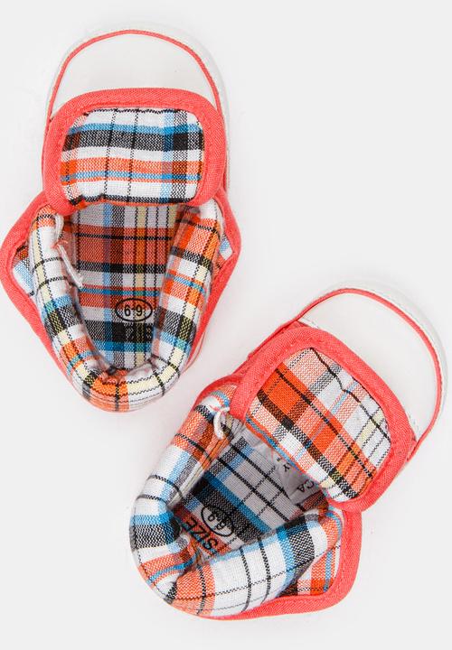 Pop Candy - Boys Hi Top Sneakers Coral