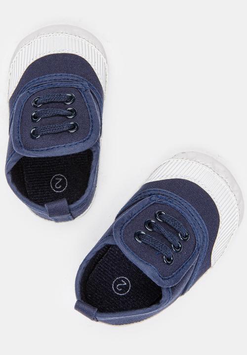 Pop Candy - Girls Textile Sneaker Navy